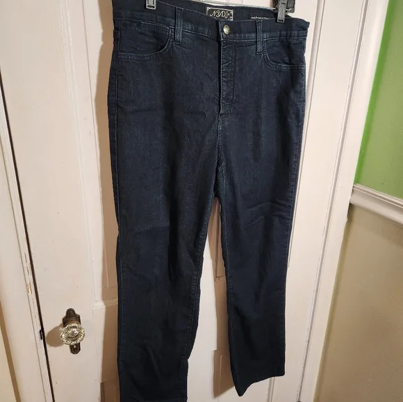 NYDJ Premium Straight Leg Jeans Size 12 - Picture 2 of 6